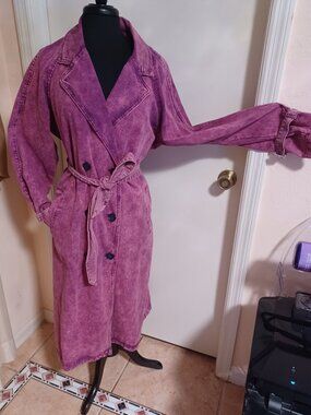 Fashion Nova - ( often listed as - No Hard Feelings Washed Trench" )